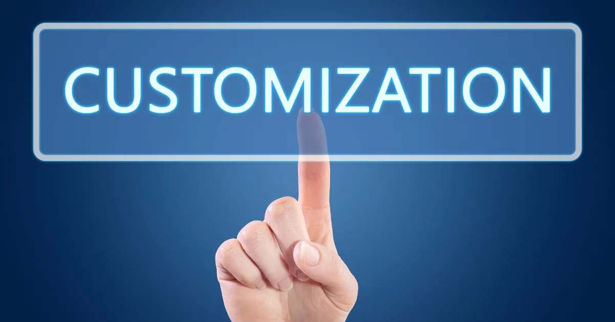 Lack of Customization